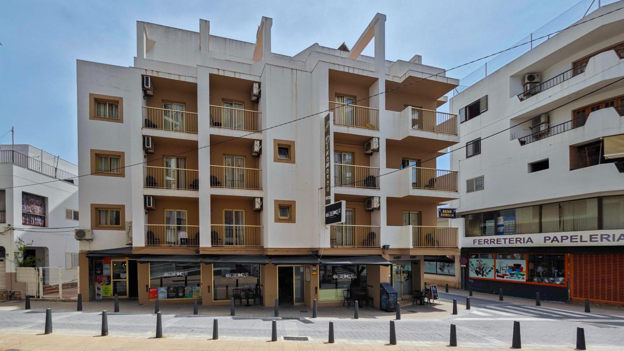 Hostal Dinamarca Sant Antoni de Portmany Exterior foto